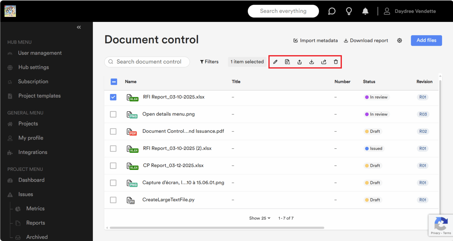 Document Control Overview - Newforma Konekt Help